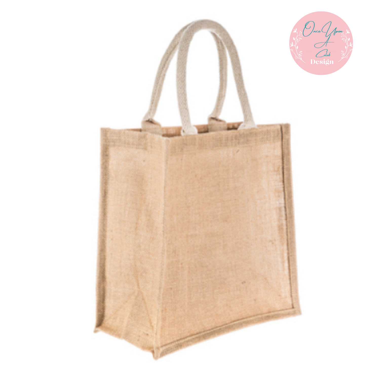 Back image of Jute Bag by Once Upon A Celeb Design