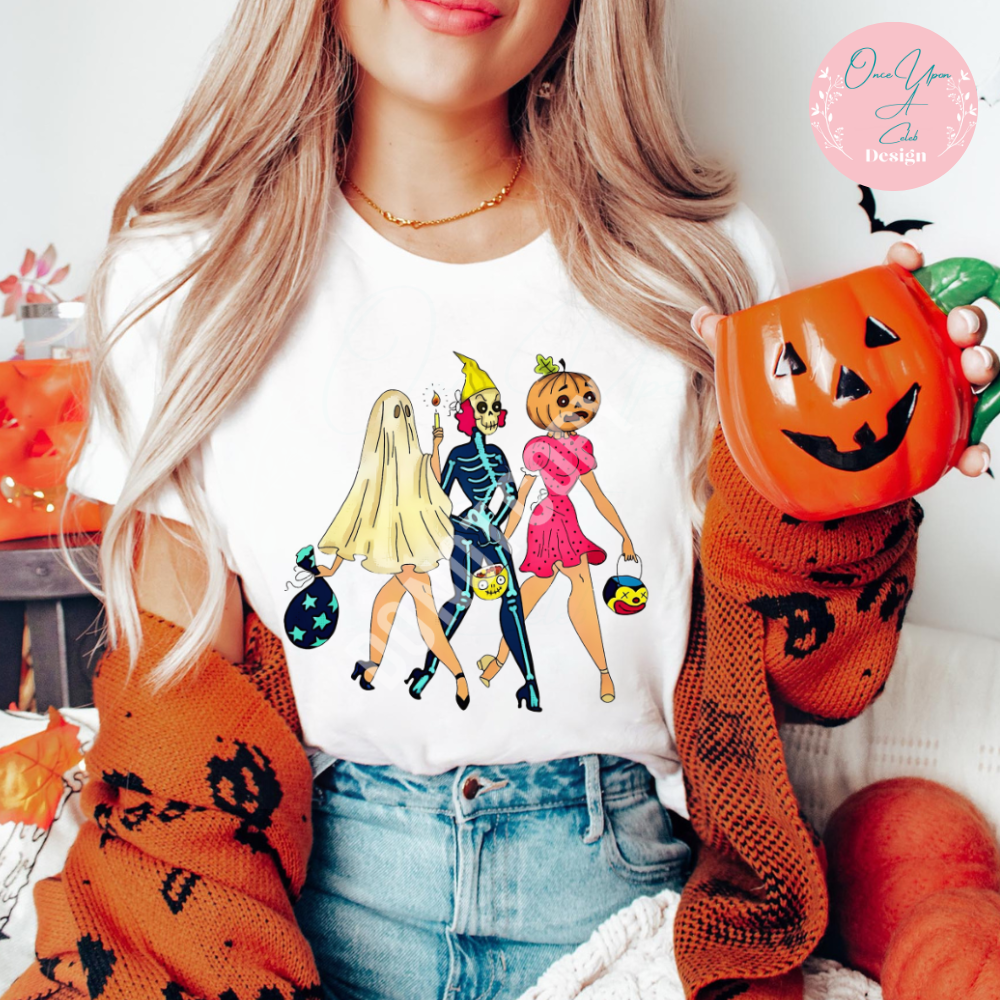 Halloween t shirts ladies best sale