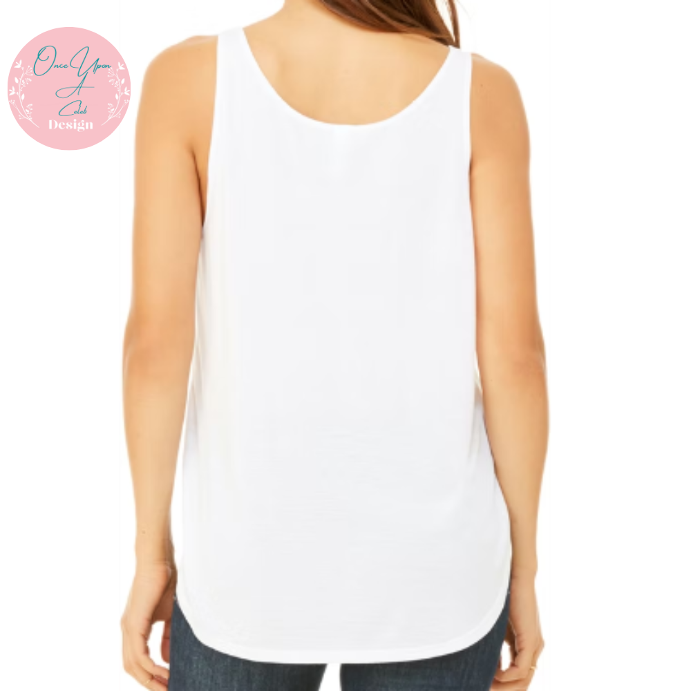 Freedom Rocks Skelly hands White Ladies Tank I by Once Upon A Celeb Design